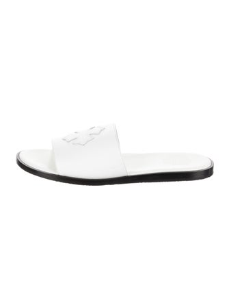 Chrome Hearts Leather Slides