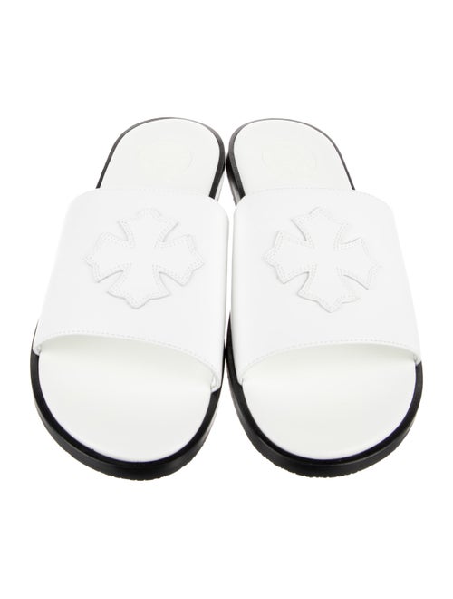 Chrome Hearts Leather Slides