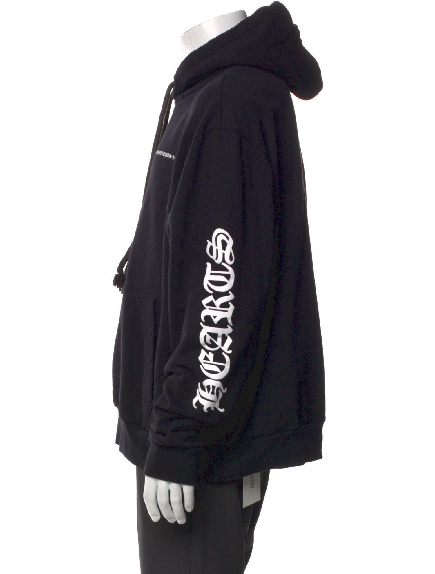 Chrome Hearts Cemetery Tire Track Graphic Print Hoodie