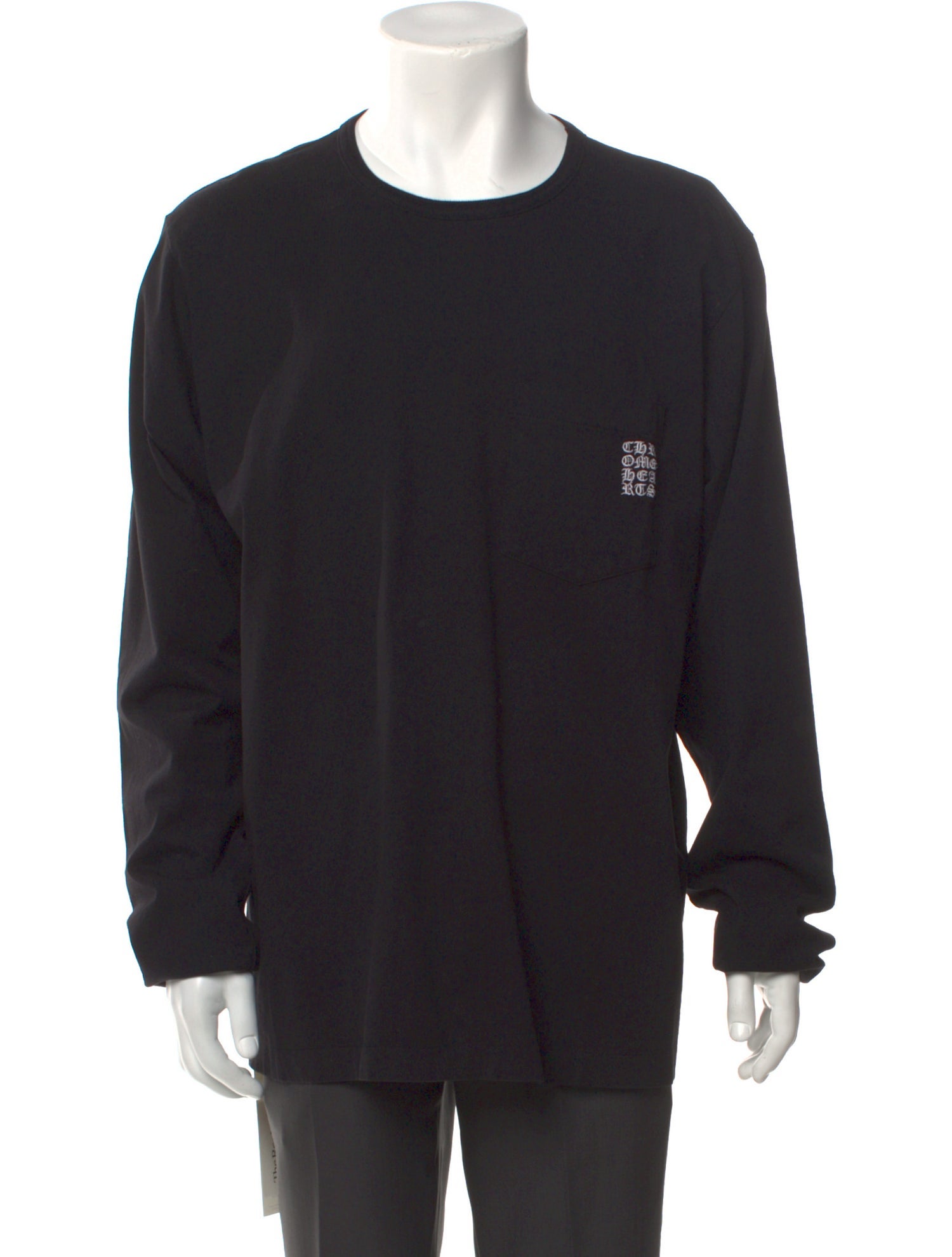 Chrome Hearts Cut & Sew Pocket Graphic Print T-Shirt