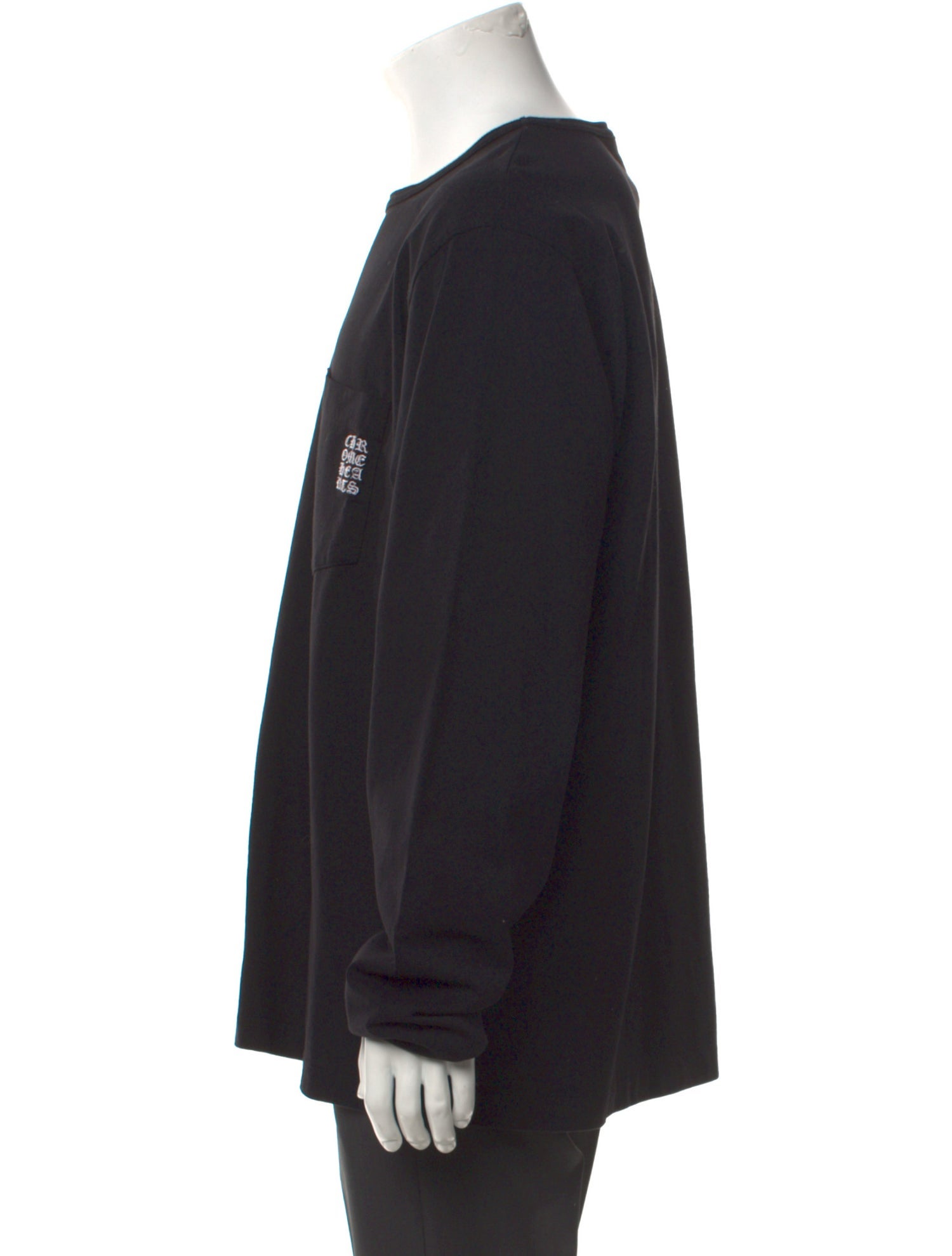 Chrome Hearts Cut & Sew Pocket Graphic Print T-Shirt