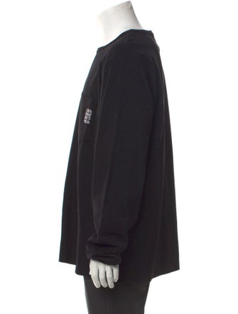 Chrome Hearts Cut & Sew Pocket Graphic Print T-Shirt