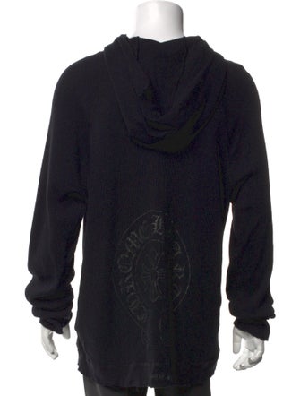 Chrome Hearts Horseshoe Thermal V-Neck Hoodie