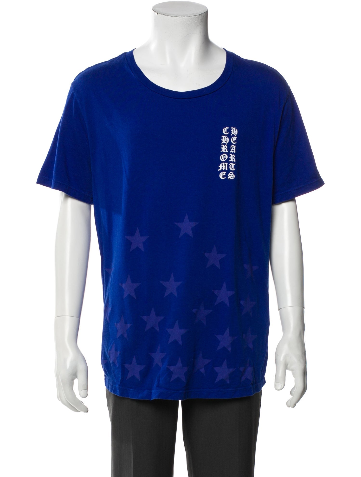 Chrome Hearts Stars Graphic Print T-Shirt