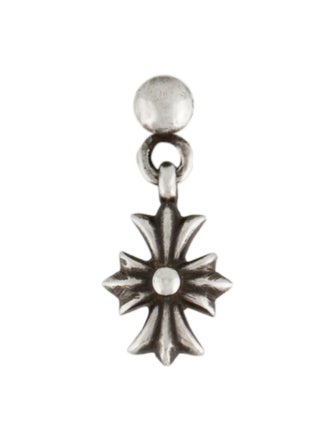 Chrome Hearts Stack Cross Single Drop Earring