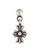 Chrome Hearts Stack Cross Single Drop Earring