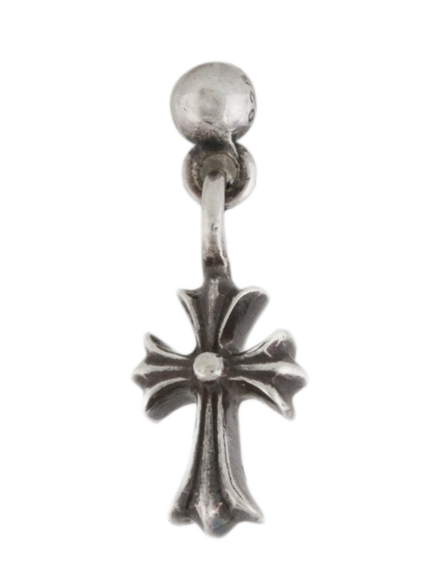 Chrome Hearts Cross Single Drop Earring