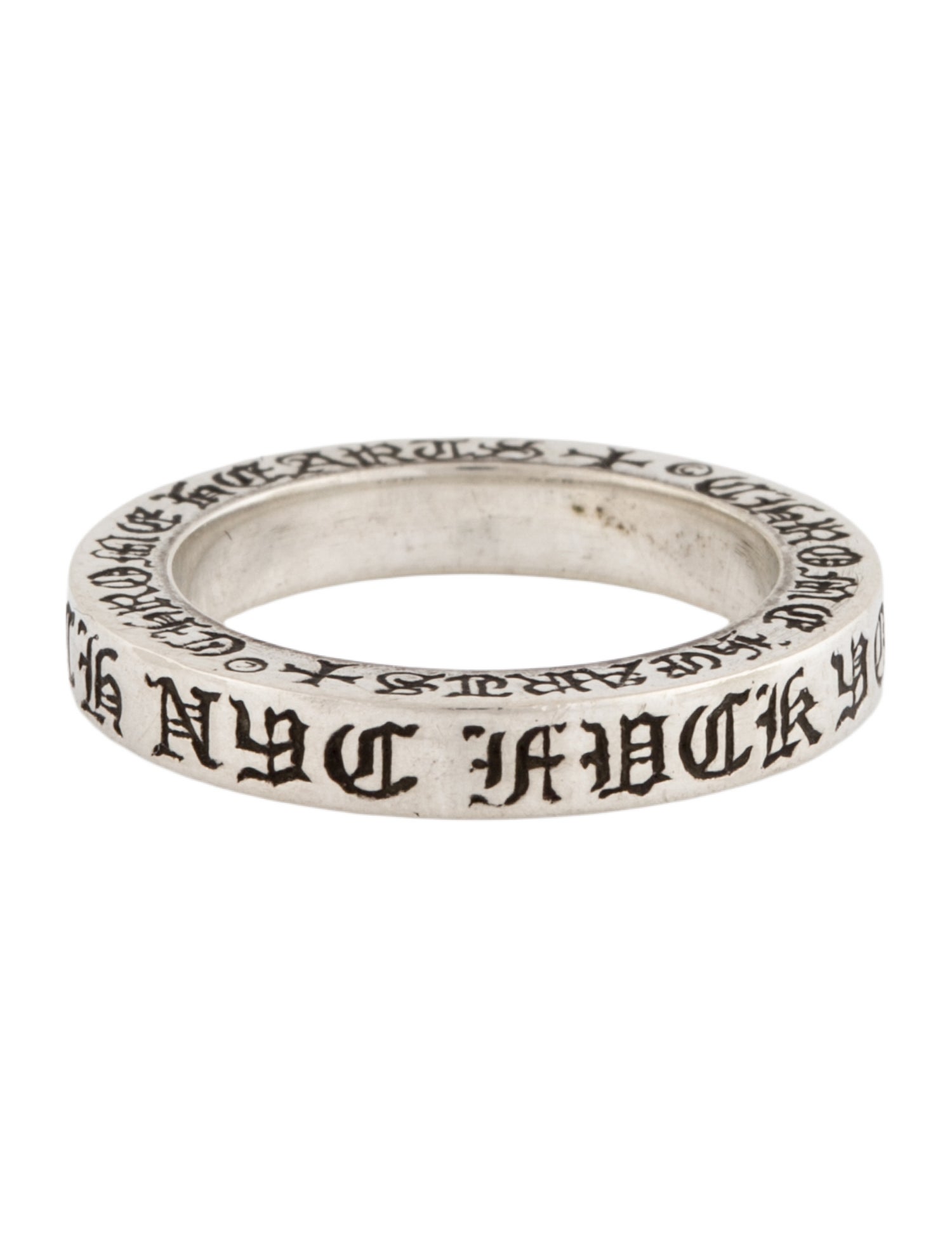Chrome Hearts NYC 'F*** You' Spacer Ring