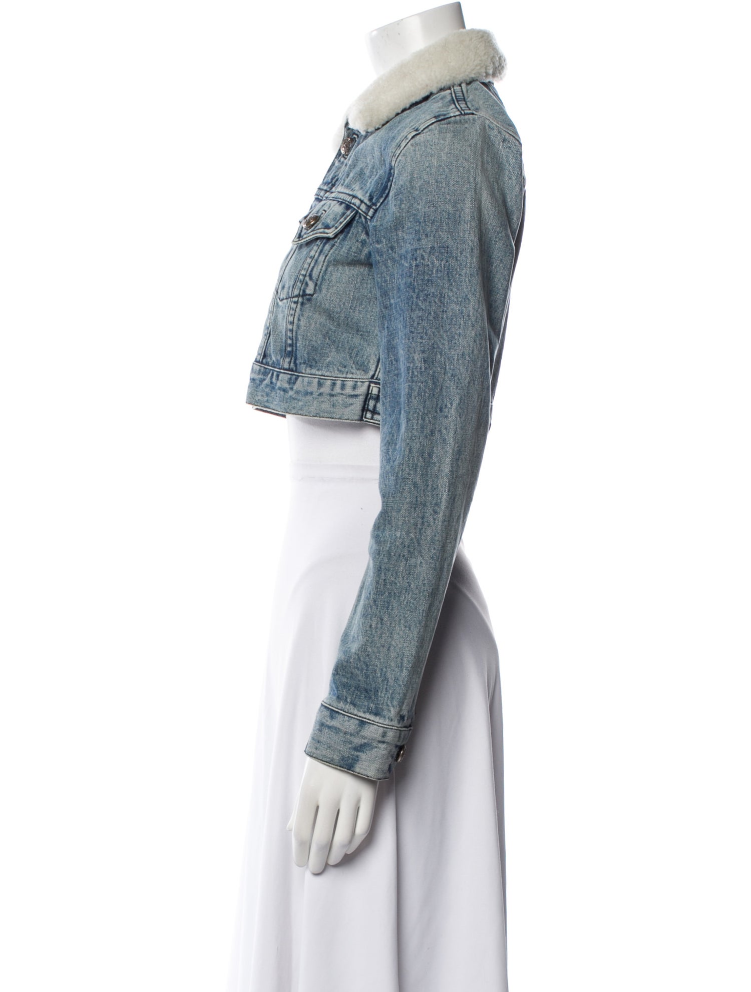 Chrome Hearts Vintage Colorblock Pattern Fur Jacket