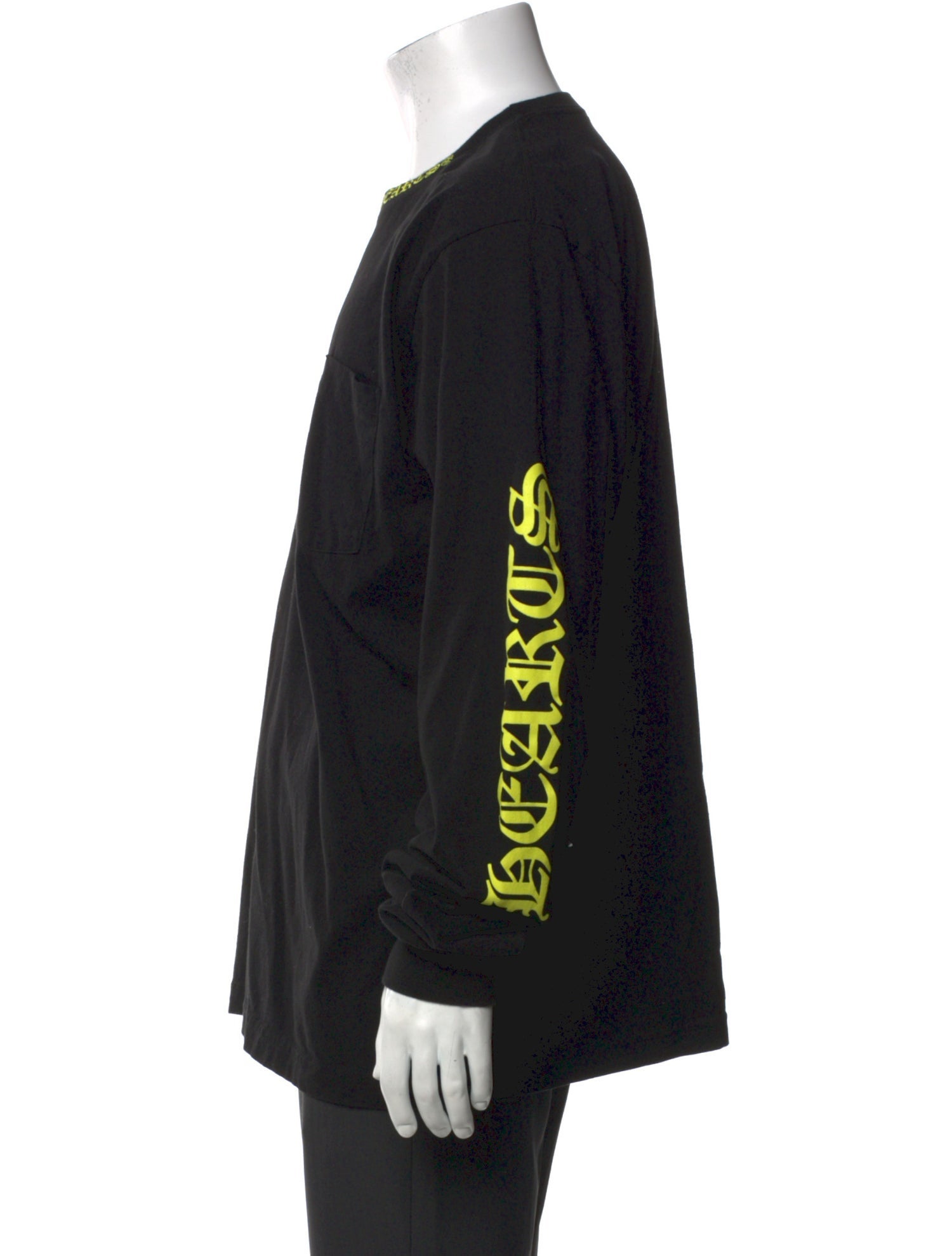 Chrome Hearts Collar Logo Graphic Print T-Shirt