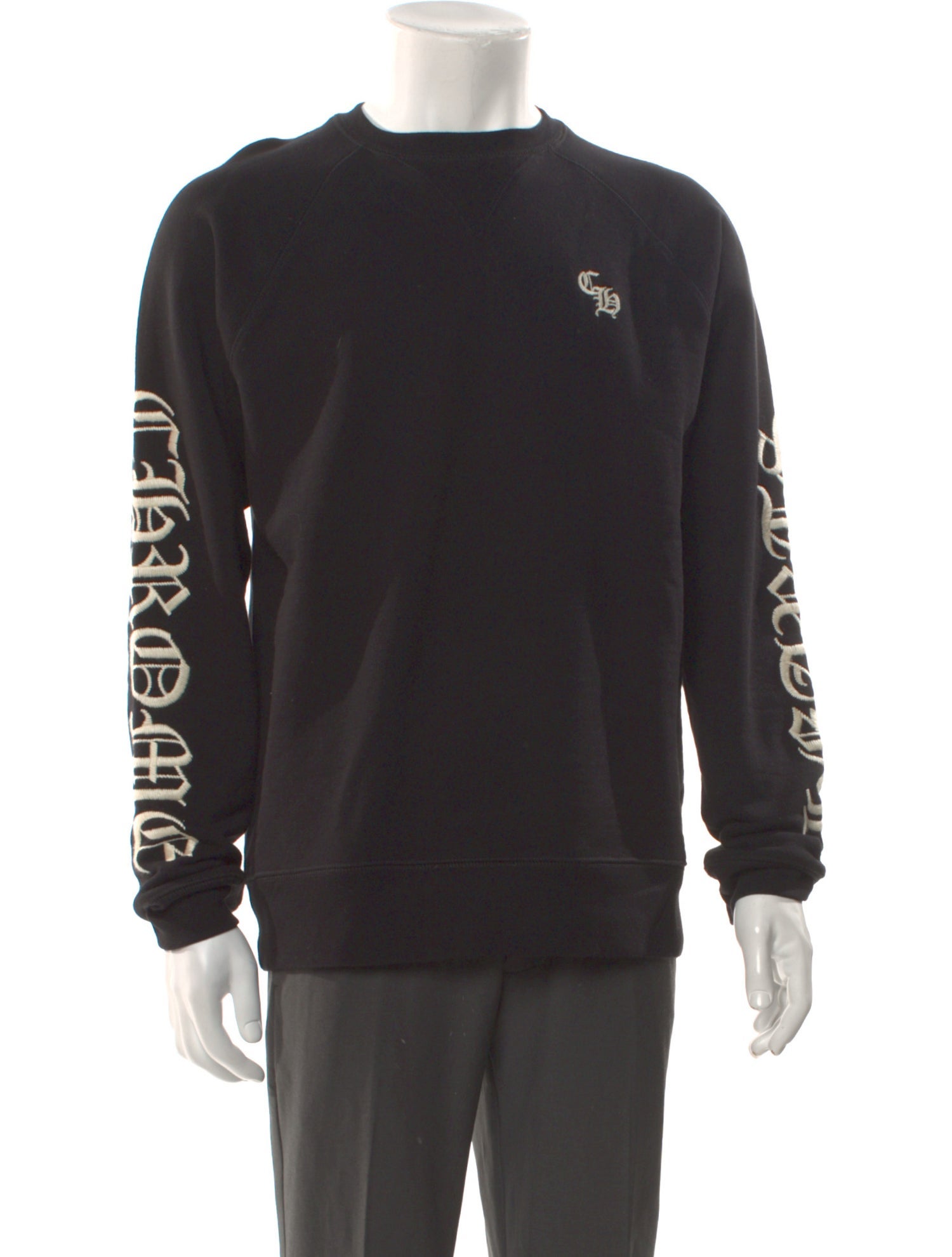 Chrome Hearts Graphic Print Crew Neck Pullover