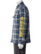Chrome Hearts Padded Plaid Flannel Plaid Print Trucker Jacket