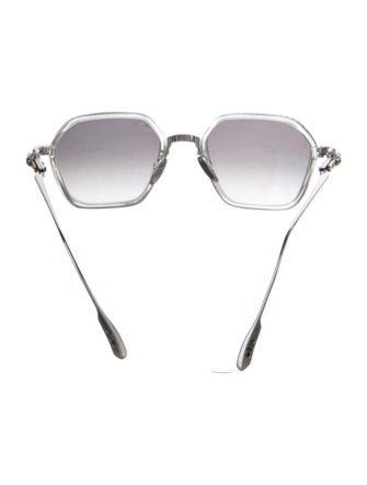 Chrome Hearts Danger Zone Square Sunglasses