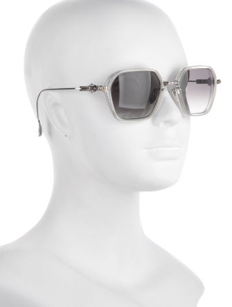 Chrome Hearts Danger Zone Square Sunglasses