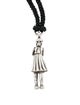 Chrome Hearts Leather Skippy Pendant Necklace