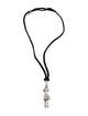 Chrome Hearts Leather Skippy Pendant Necklace