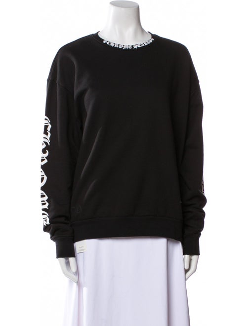 Chrome Hearts Logo Sleeve Crew Neck Sweatshirt