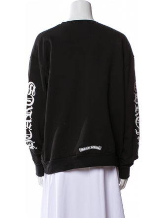 Chrome Hearts Logo Sleeve Crew Neck Sweatshirt