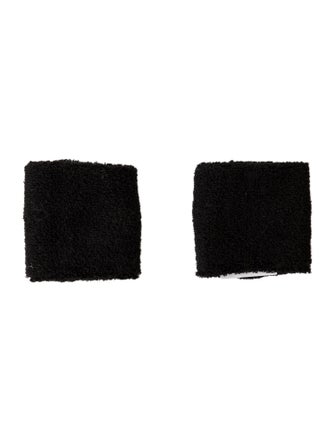 Chrome Hearts Tonal Patent Leather Cross Patch Sweatbands