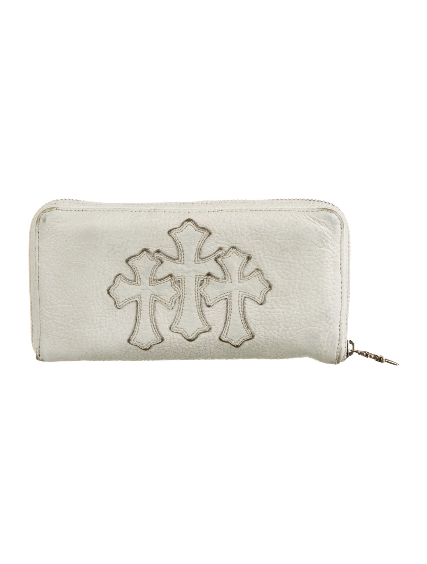 Chrome Hearts Cemetery Leather Continental Wallet