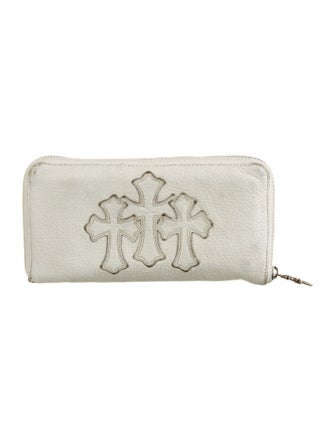 Chrome Hearts Cemetery Leather Continental Wallet