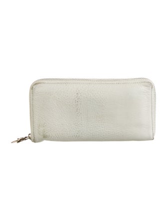 Chrome Hearts Cemetery Leather Continental Wallet