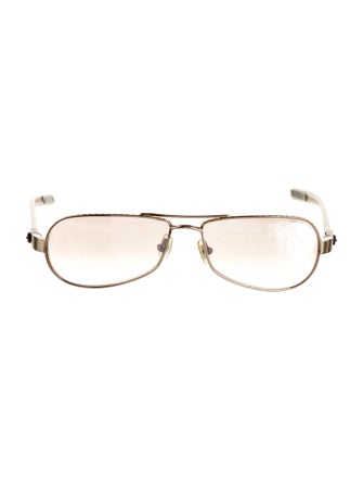 Chrome Hearts Little Red Riot Aviator Sunglasses