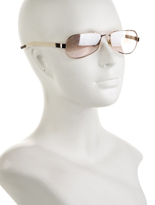 Chrome Hearts Little Red Riot Aviator Sunglasses