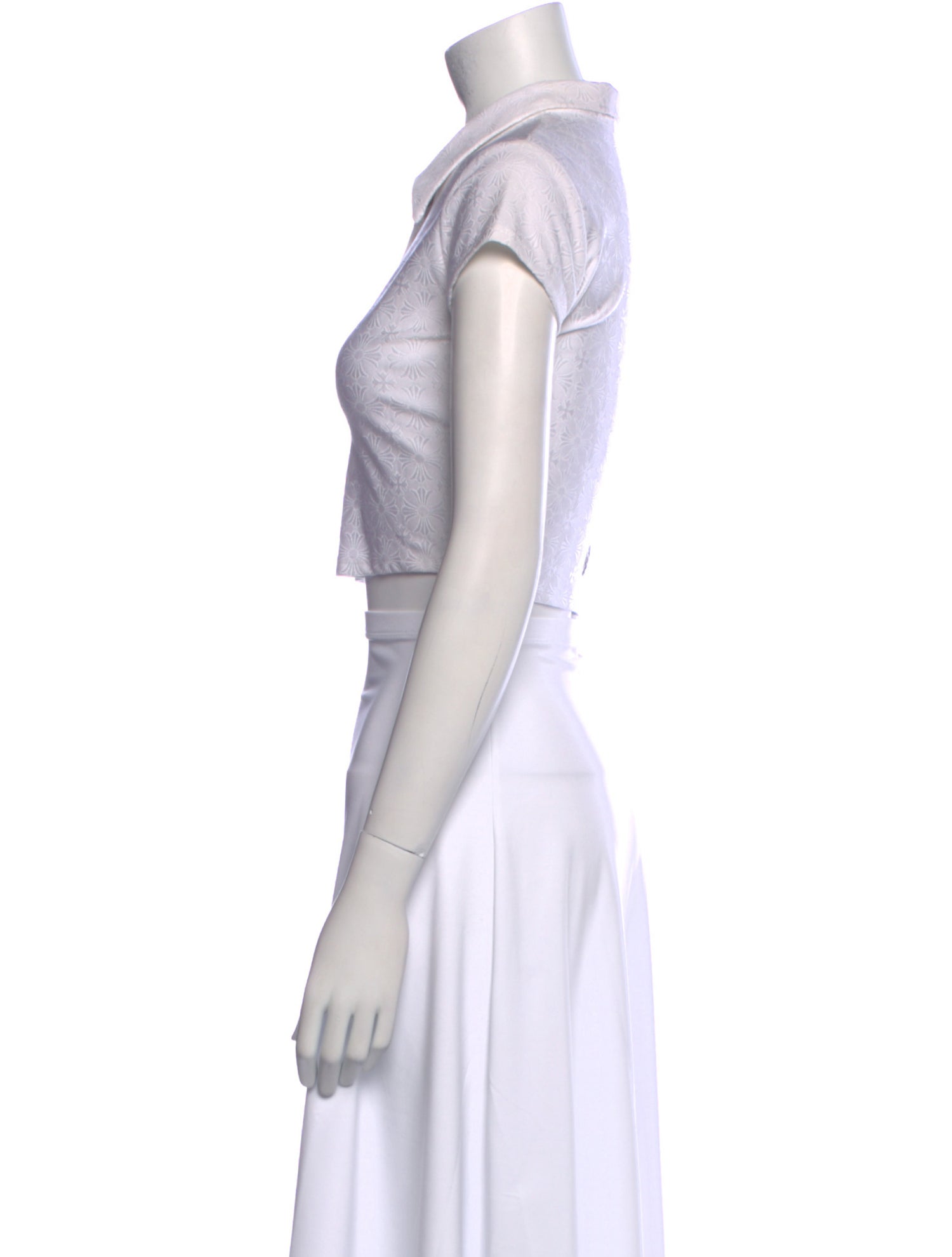 Chrome Hearts Monogram Short Sleeve Crop Top w/ Tags