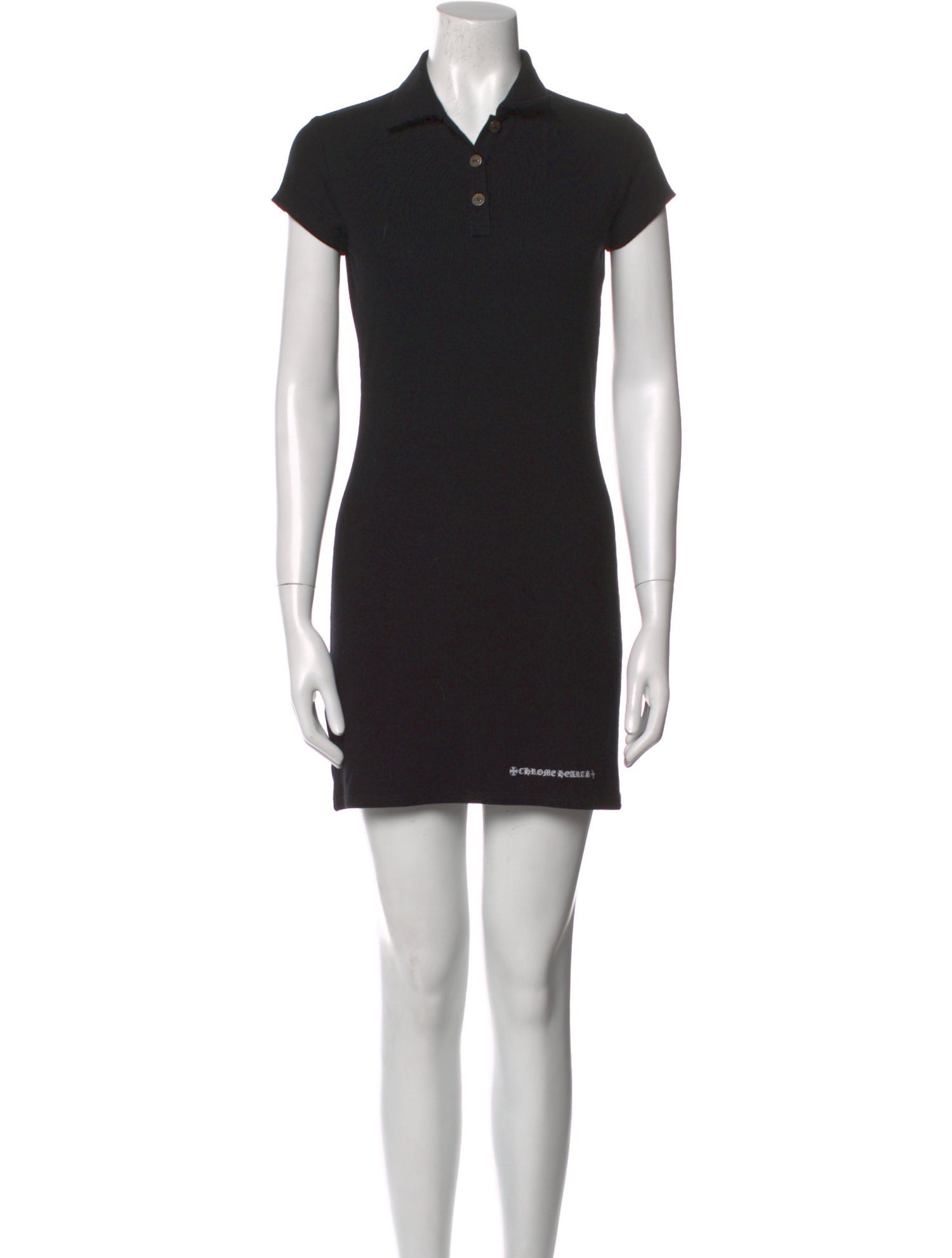 Chrome Hearts Mock Neck Mini Dress