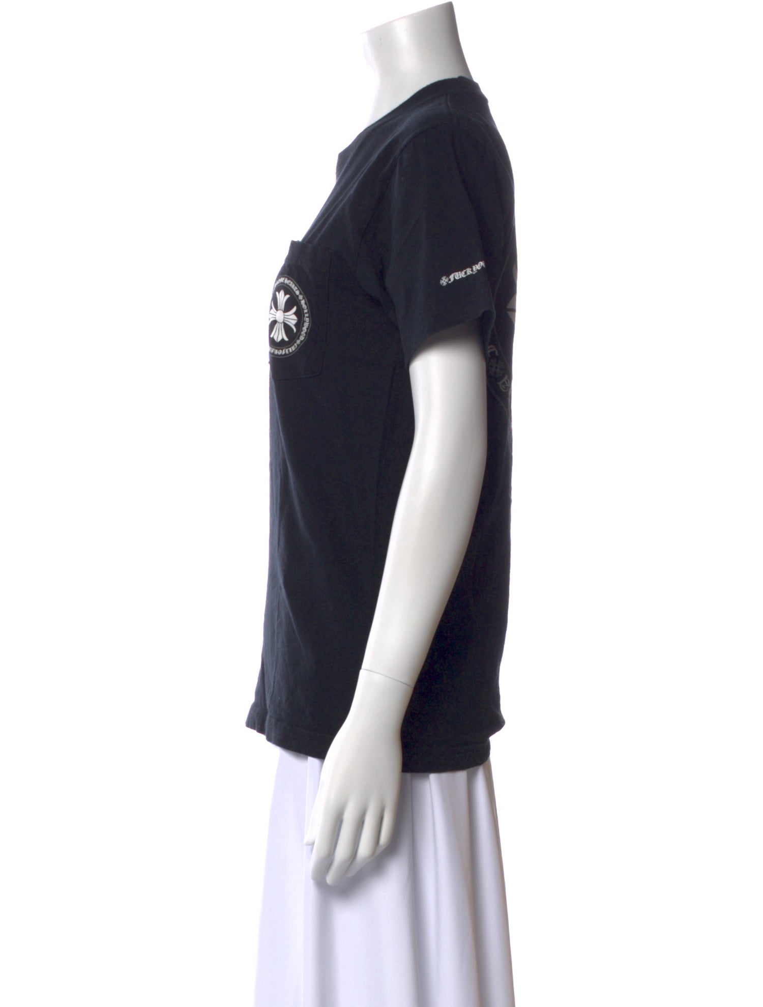 Chrome Hearts Graphic Print Crew Neck T-Shirt