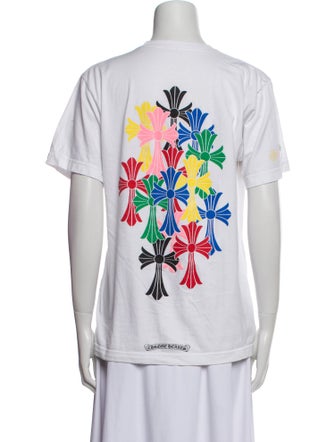 Chrome Hearts Multi Color Cemetery Graphic Print T-Shirt