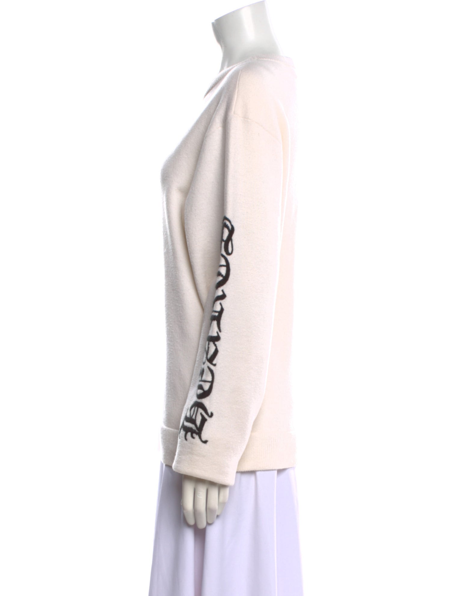 Chrome Hearts Cashmere Scoop Neck Sweater