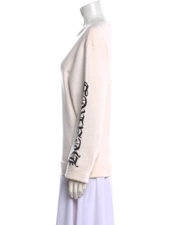 Chrome Hearts Cashmere Scoop Neck Sweater