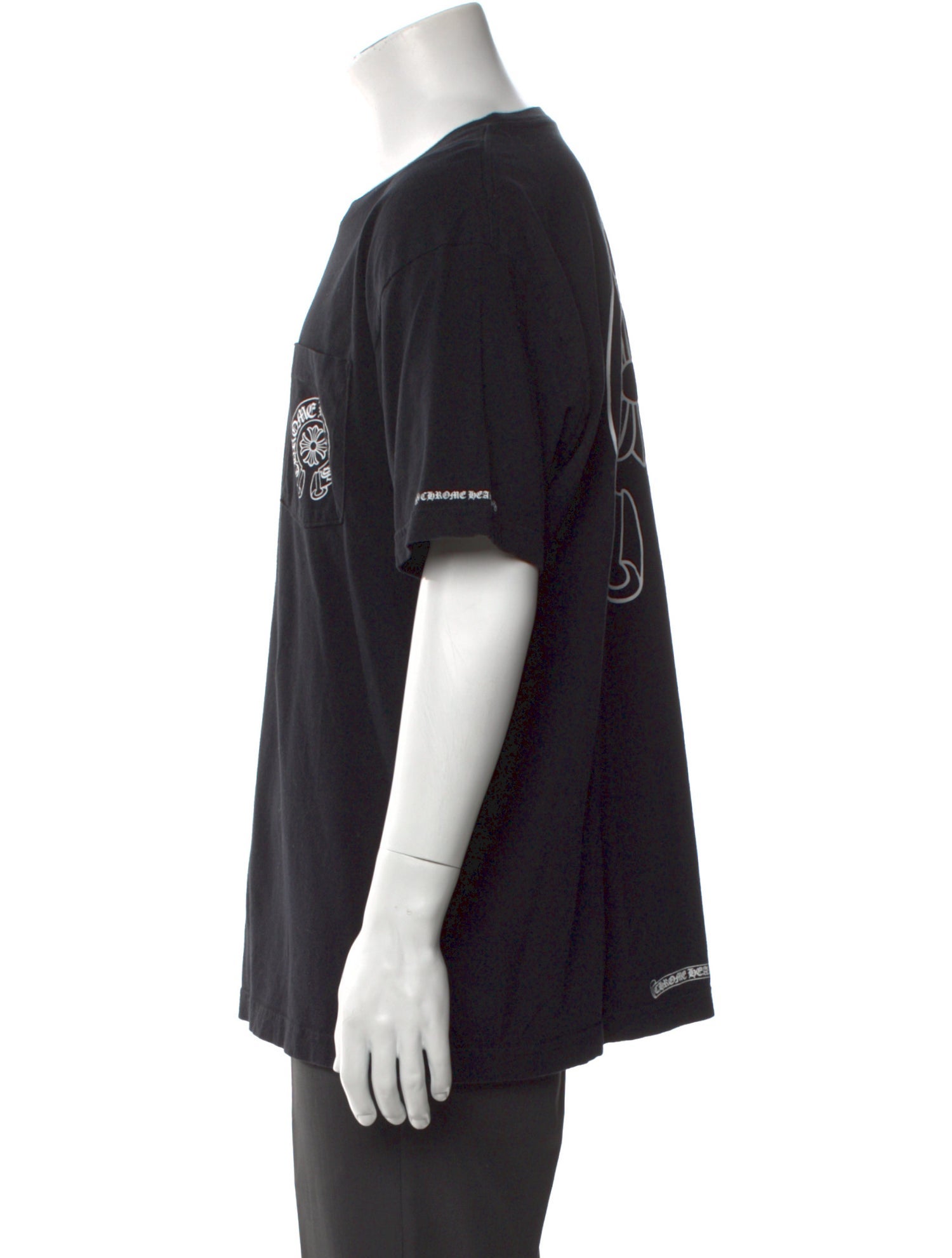 Chrome Hearts Horseshoe Graphic Print T-Shirt