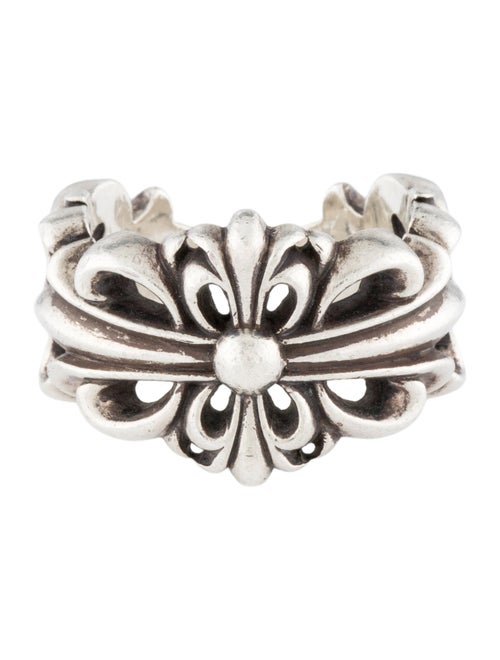 Chrome Hearts Double Floral Cross Ring