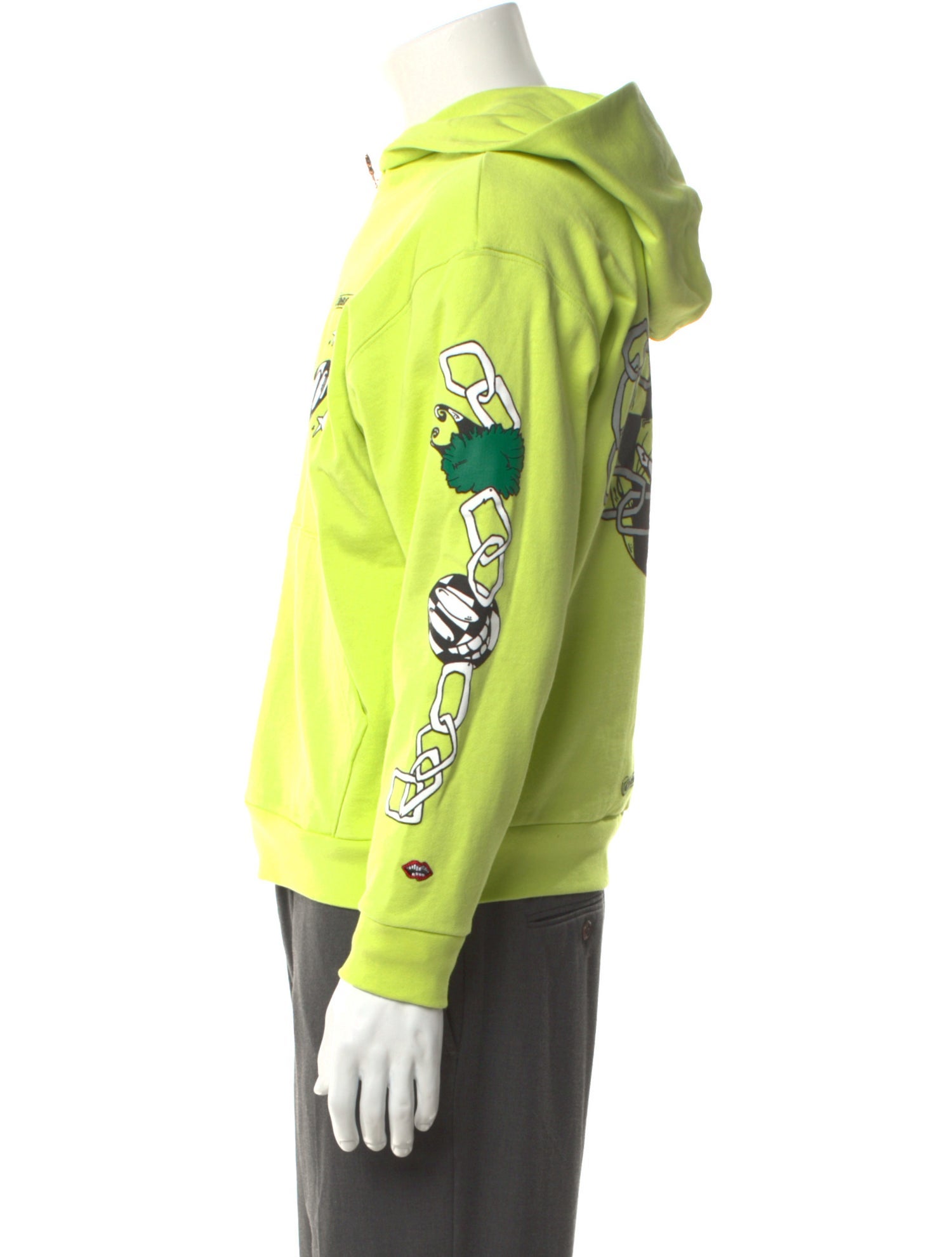 Chrome Hearts Graphic Print Crew Neck Hoodie