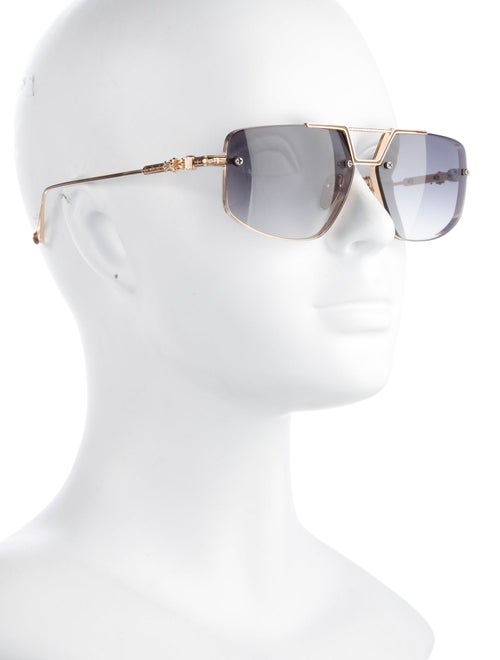 Chrome Hearts Love Rod Square Sunglasses