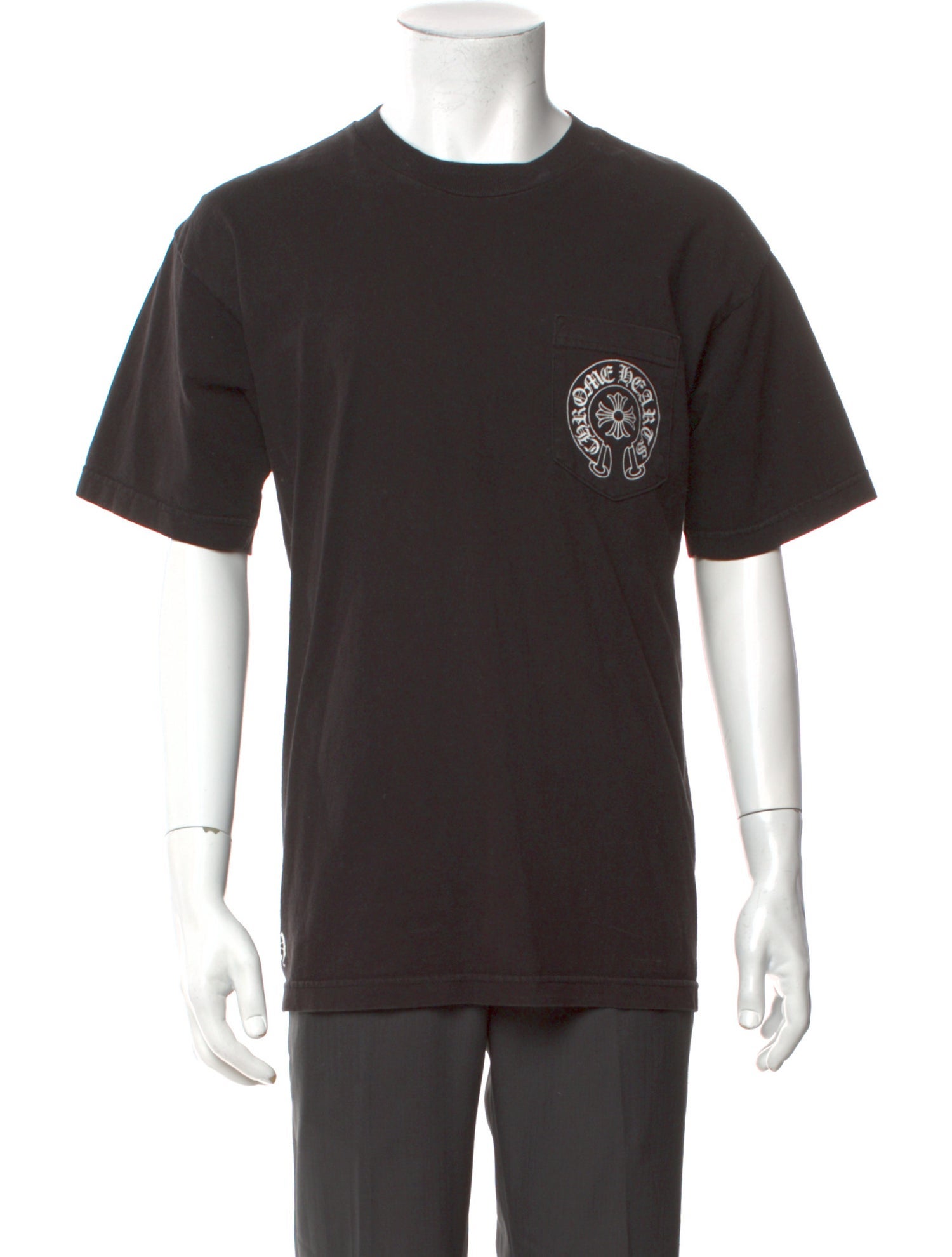 Chrome Hearts Los Angeles Horseshoe Logo Graphic Print T-Shirt