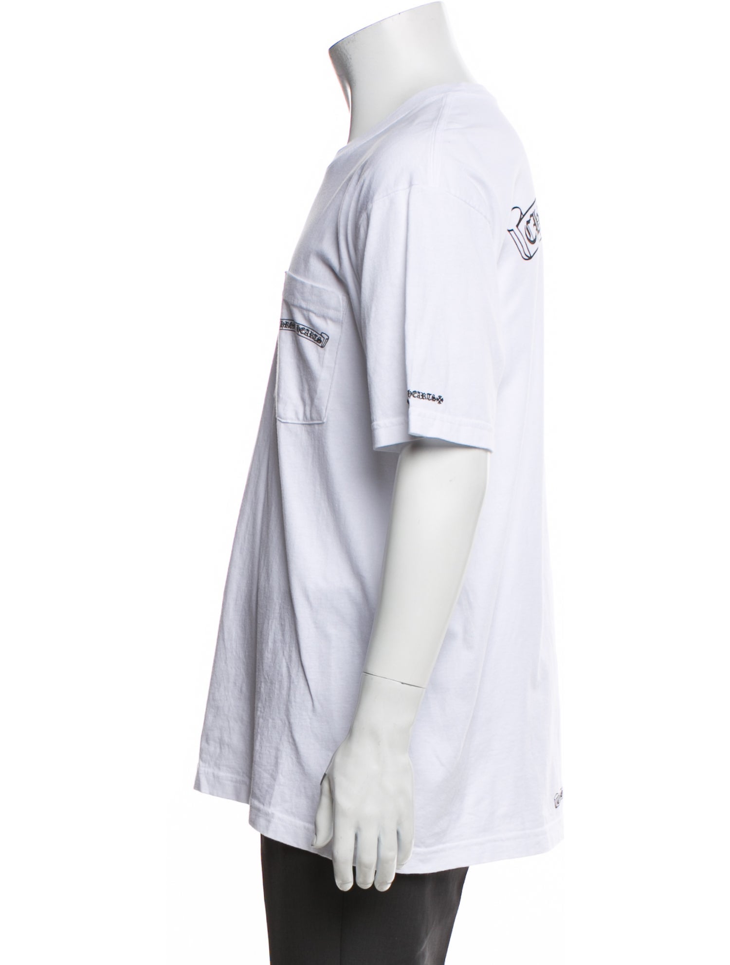 Chrome Hearts Scroll Crew Neck T-Shirt