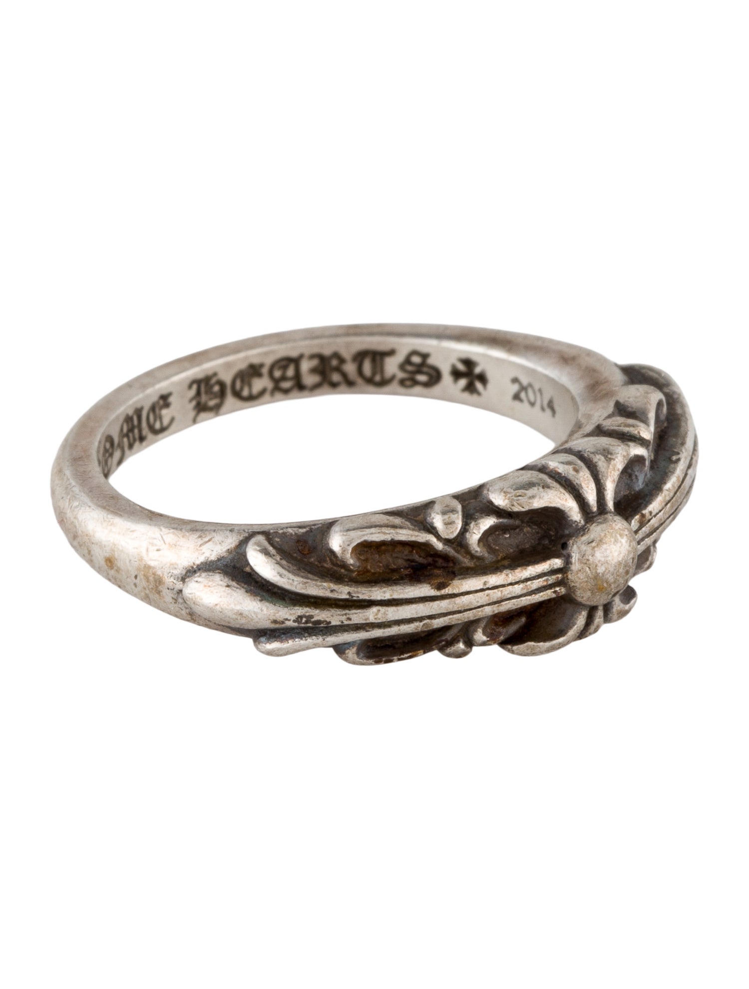 Chrome Hearts Floral Cross Ring