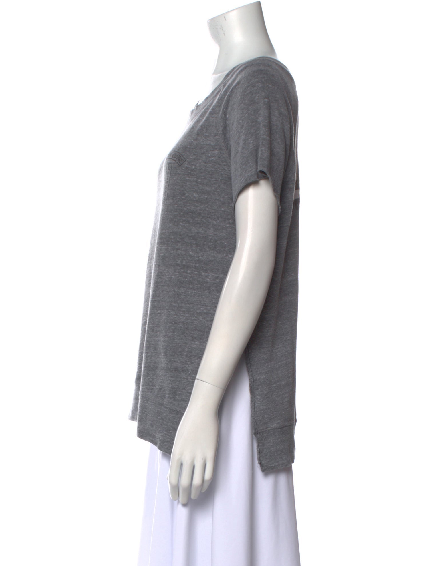 Chrome Hearts Scoop Neck Short Sleeve T-Shirt