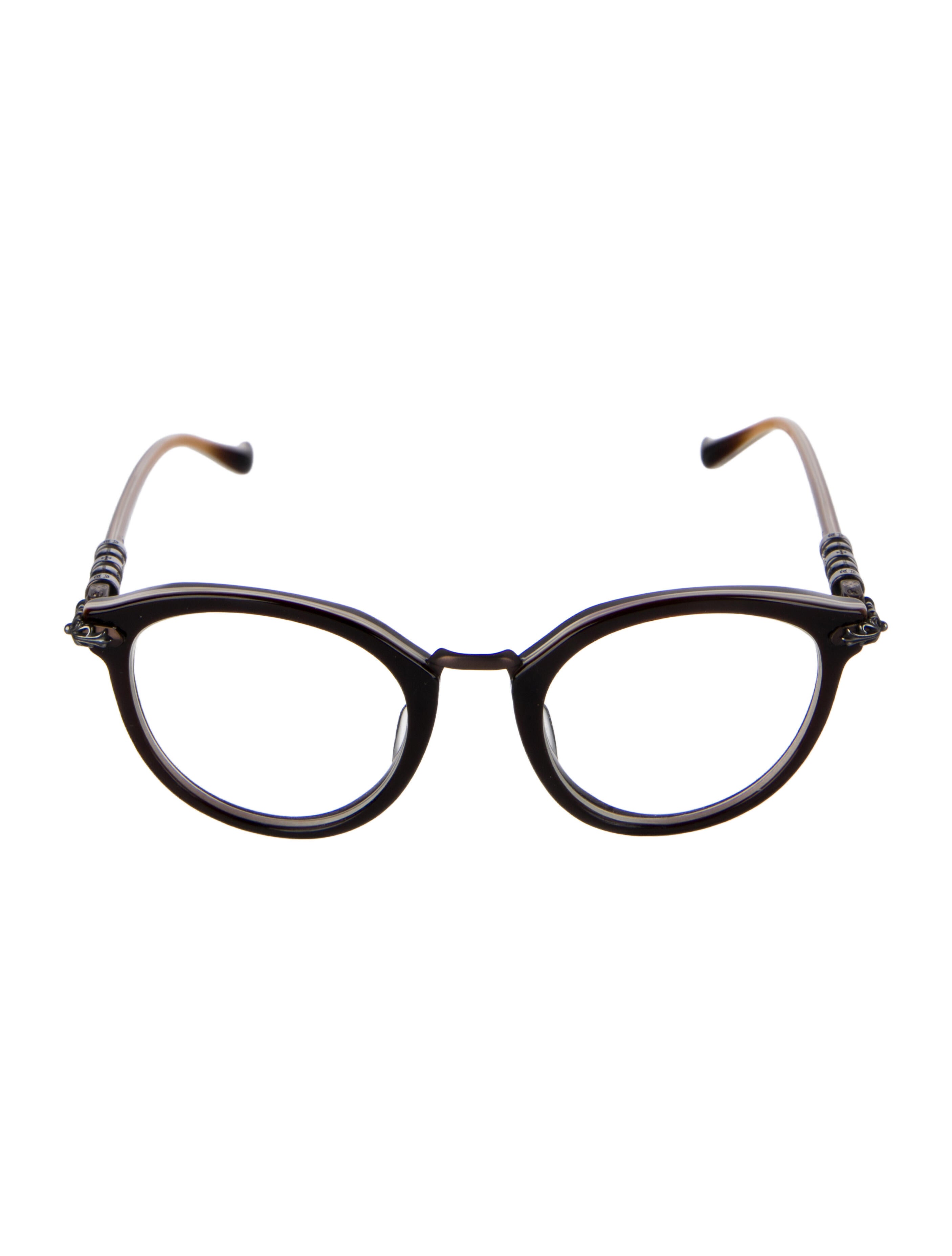 Chrome Hearts Cunning Stunt-A Round Eyeglasses