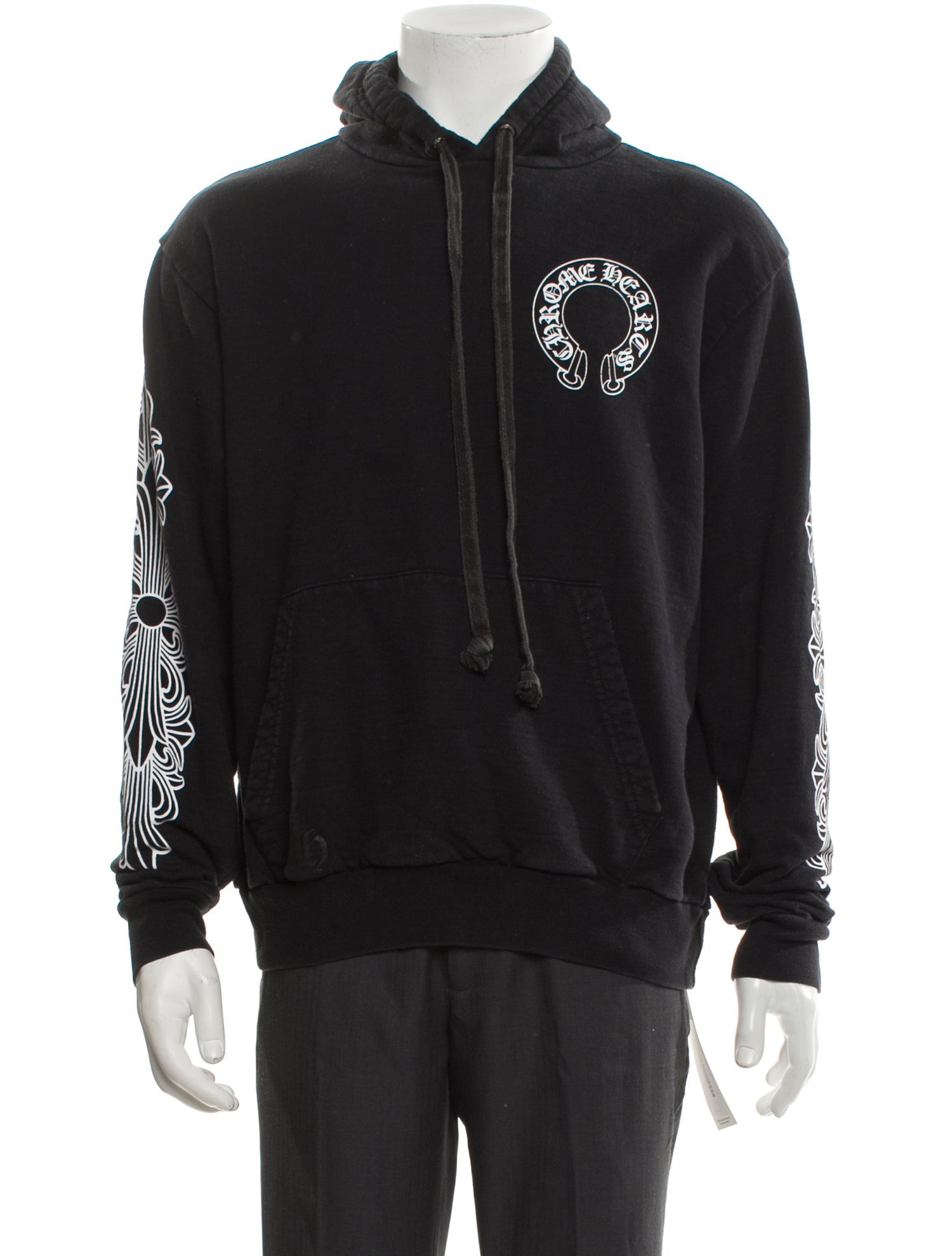 Chrome Hearts Horseshoe Graphic Print Hoodie