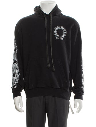Chrome Hearts Horseshoe Graphic Print Hoodie
