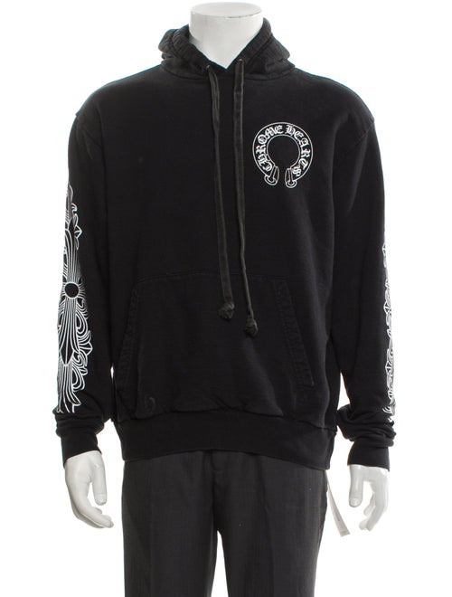 Chrome Hearts Horseshoe Graphic Print Hoodie