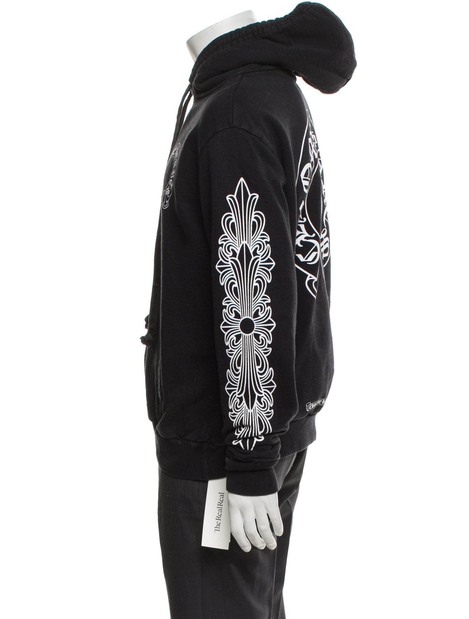 Chrome Hearts Horseshoe Graphic Print Hoodie