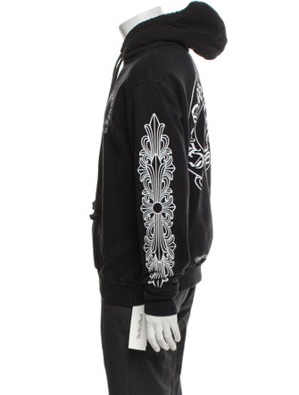 Chrome Hearts Horseshoe Graphic Print Hoodie