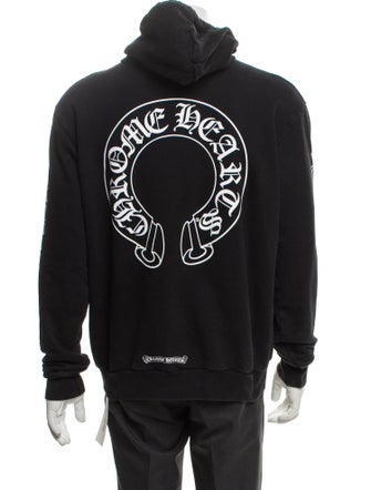 Chrome Hearts Horseshoe Graphic Print Hoodie