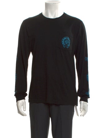 Chrome Hearts Triple Cross Graphic Print T-Shirt